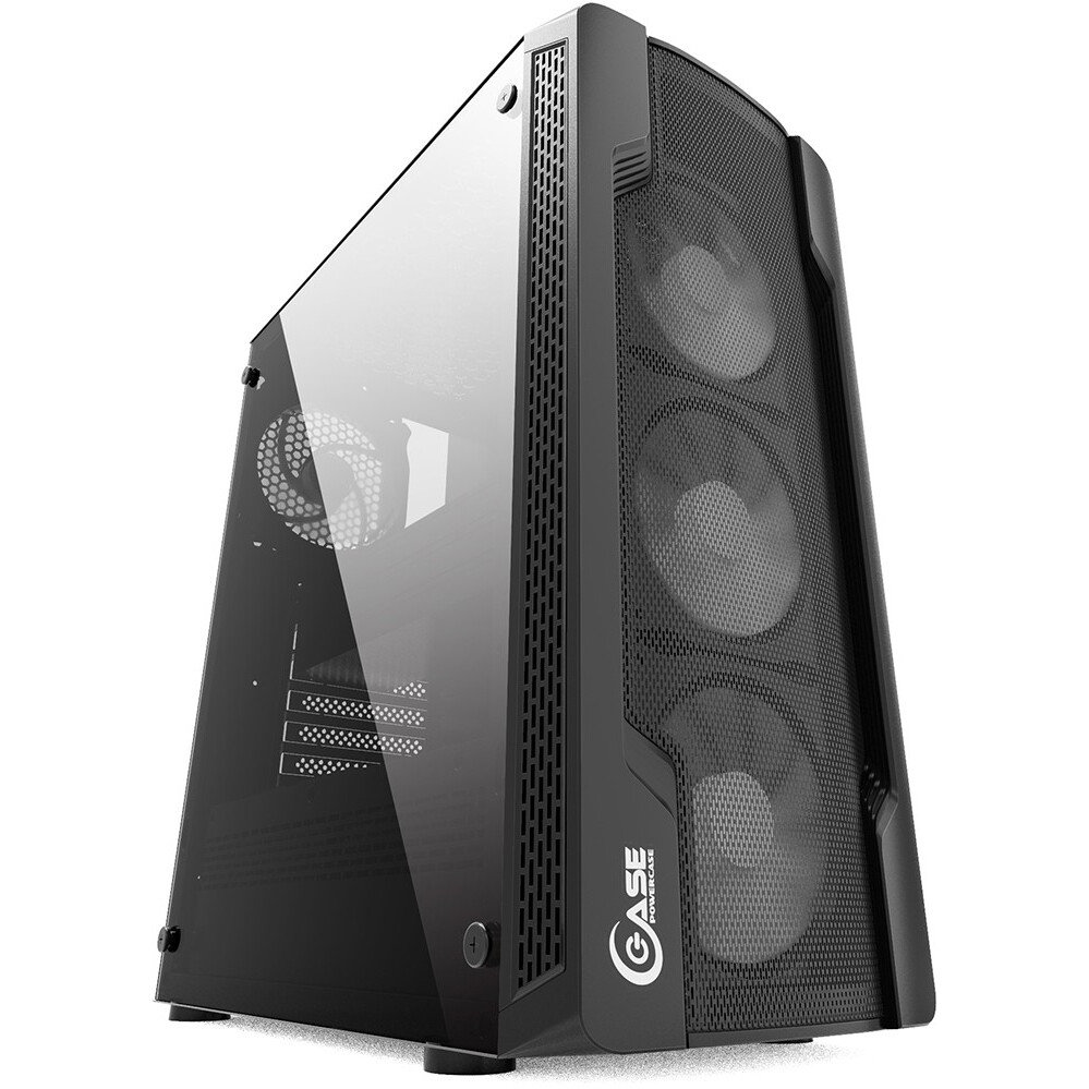 Корпус Powercase Mistral X4 Mesh, Черный детальное изображение - 3