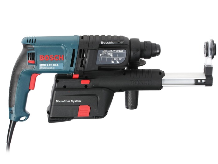 Перфоратор Bosch GBH 2-23 REA с пылеудалением 0.611.250.500, 710 Вт, 2.3 Дж, 4400 уд/мин №2
