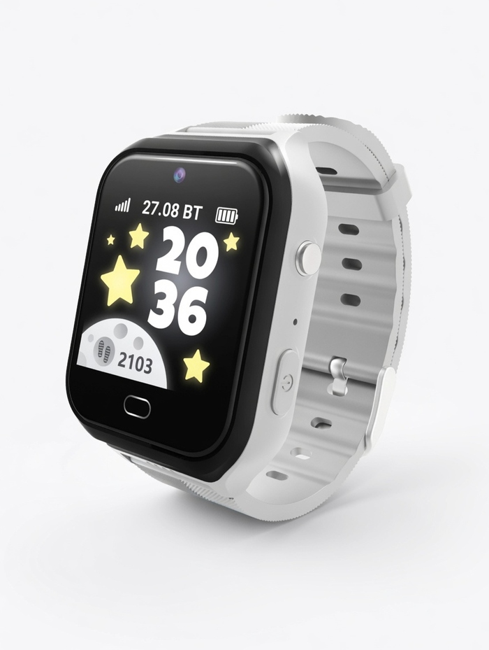 Детские смарт-часы Geozon Light, 45 мм, Серый №1