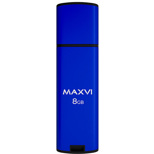 USB Flash накопитель MAXVI MP2 8 ГБ, синий детальное изображение - 2