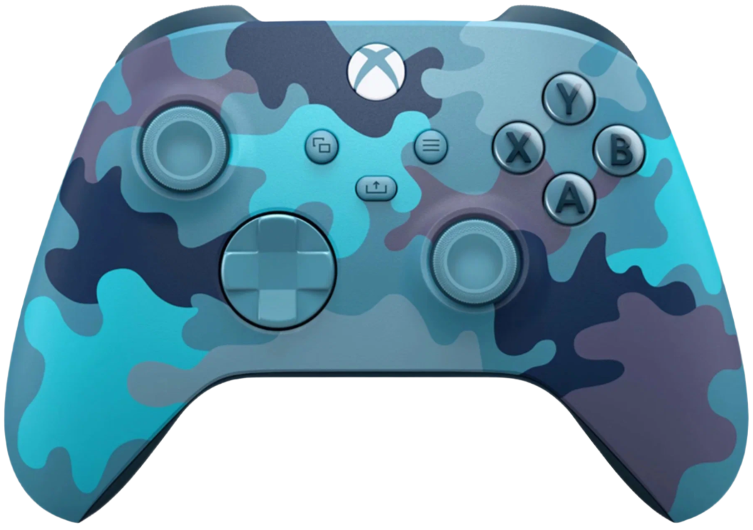Геймпад Microsoft Xbox Series, Камуфляжный/Голубой детальное изображение - 1