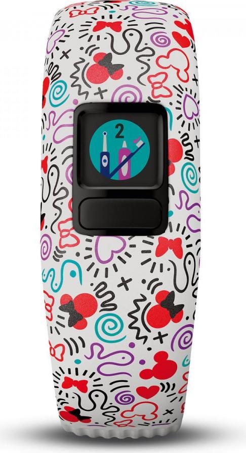 Фитнес-браслет детский Garmin Vivofit Jr 2, Minnie Mouse Band, 11 мм, Белый детальное изображение - 6