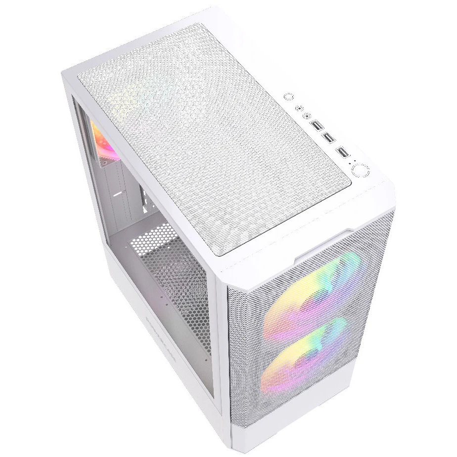 Корпус Powercase Mistral AY3W ARGB, Белый детальное изображение - 6