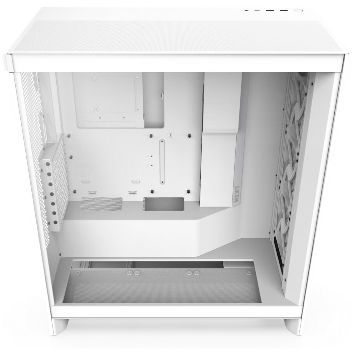 Корпус NZXT H7 Flow, Белый детальное изображение - 3