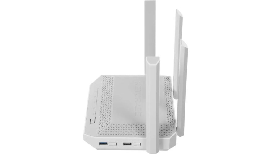 Wi-Fi маршрутизатор (роутер) Netcraze Giga, Белый детальное изображение - 3