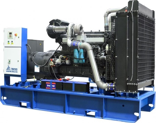 Генератор дизельный ТСС АД-250С-Т400-1РМ16 (TTD 350TS) 029092, открытый, 250 кВт, Синий детальное изображение - 1