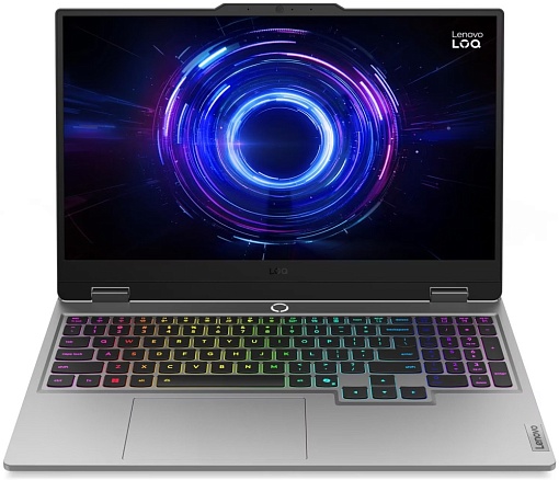 Ноутбук Lenovo LOQ 15IRX10, Intel Core i7 14700HX, RAM 24 ГБ, Черный, SSD 512 ГБ, NVIDIA GeForce RTX 5050, без ОС детальное изображение - 1
