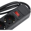 Сетевой фильтр Perfeo PF_E1499, 1.8 м, Черный вариант - 3