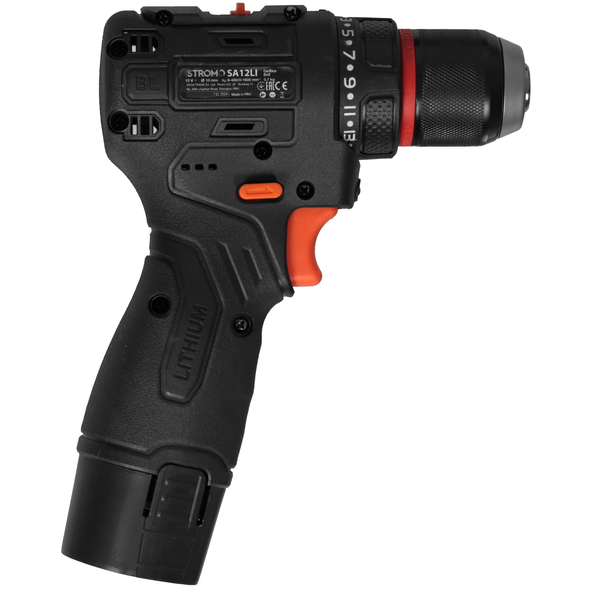 Аккумуляторная дрель-шуруповерт PROCRAFT Stromo SA12Li New, 20 В, 30 Нм, 2 А·ч  детальное изображение - 2