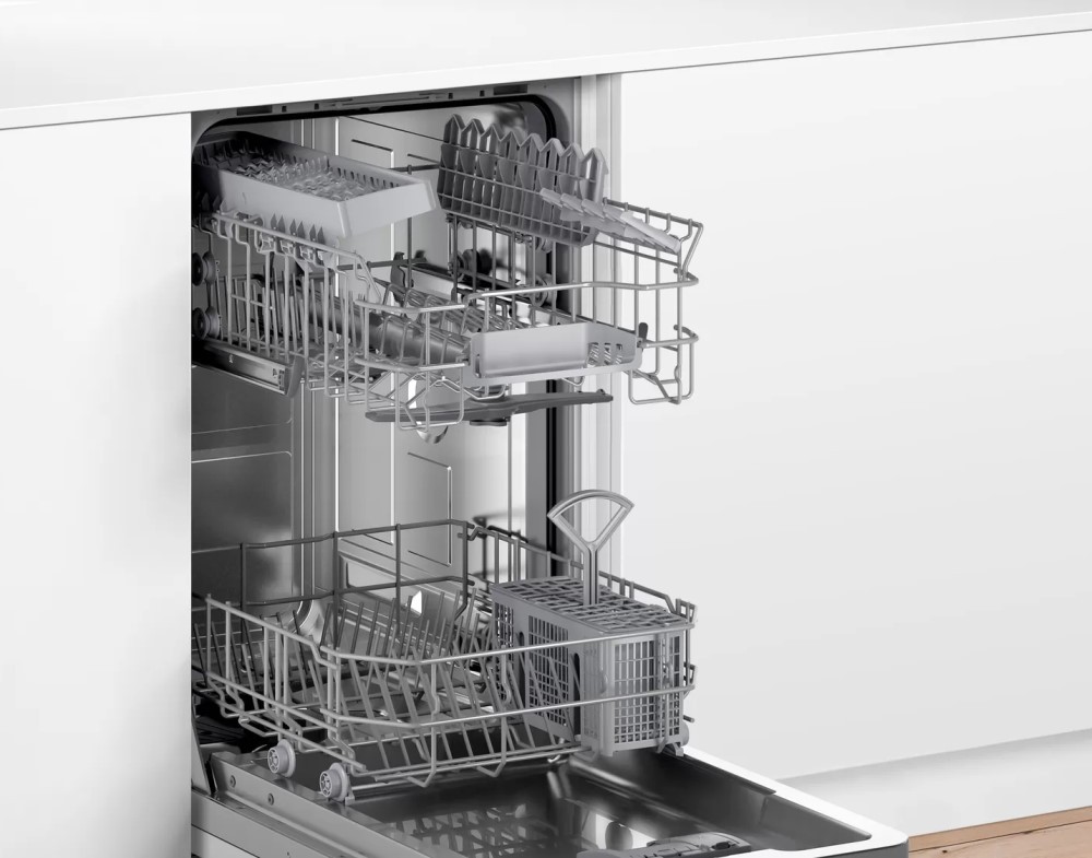 Встраиваемая посудомоечная машина Bosch SPV 4HKX2D, белая детальное изображение - 3