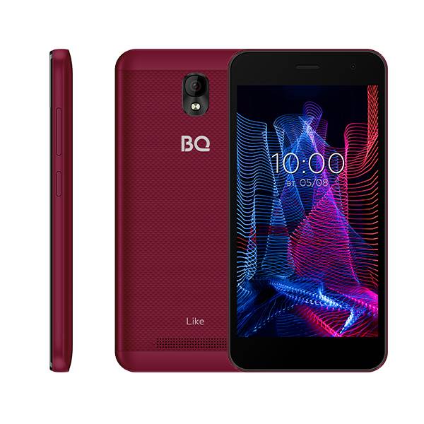 Смартфон BQ 5047L Like 1/8 Гб, Красный, Dual nano SIM детальное изображение - 2