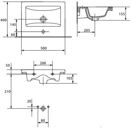 Умывальник  детальное изображение - 2