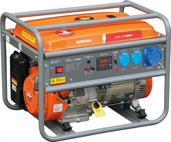 Генератор бензиновый Кратон GG-5500M 3 08 01 036, 5 кВт, Оранжевый детальное изображение - 1