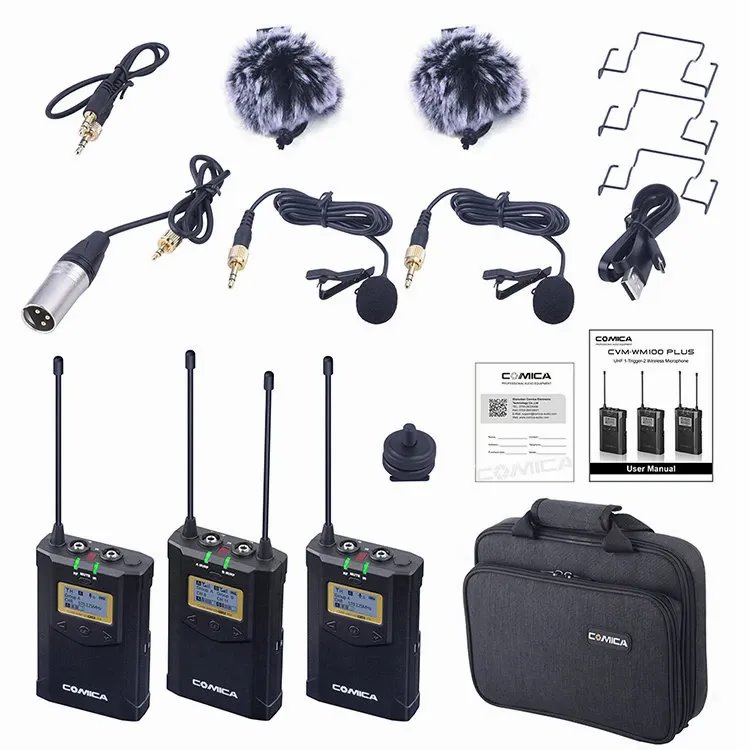 Радиосистема CoMica CVM-WM100 plus UHF (RX + 2TX) детальное изображение - 4