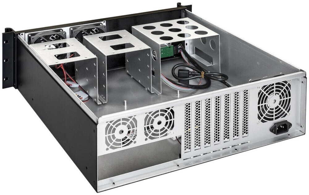 Серверный корпус ExeGate Pro 3U450-08, без БП, Черный детальное изображение - 4