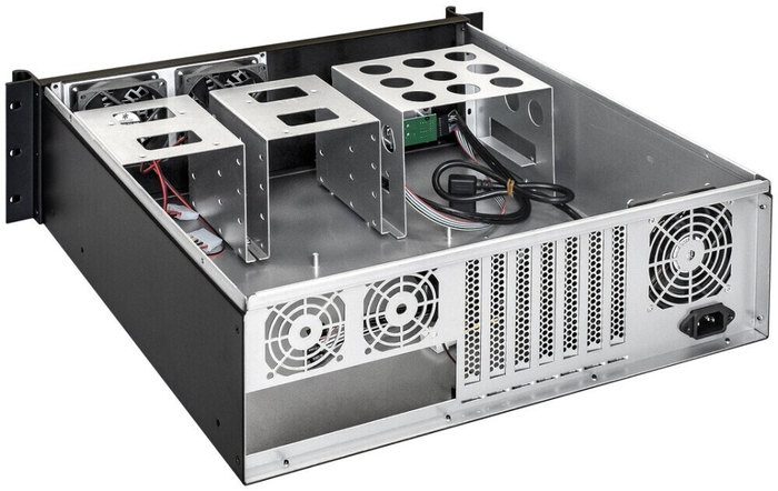 Серверный корпус ExeGate Pro 3U450-08, без БП, Черный №4