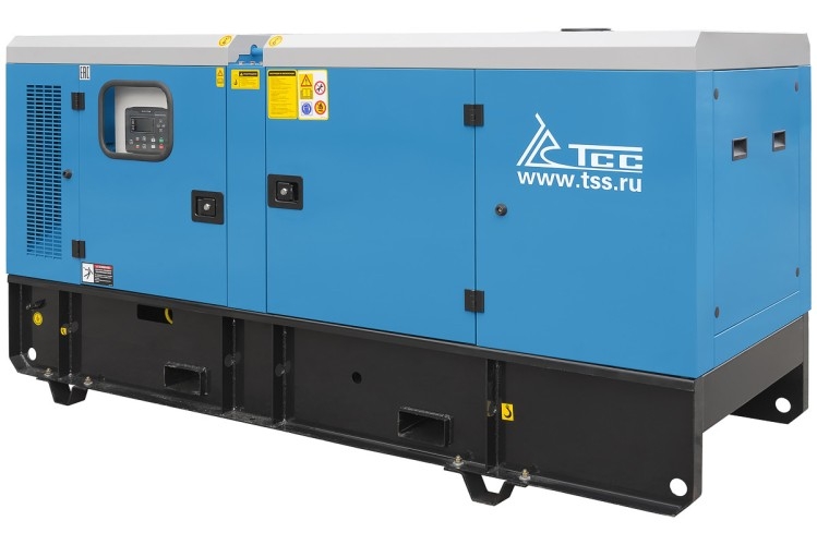 Генератор дизельный ТСС АД-120С-Т400-1РКМ11 (TTD 170TS ST) 040061, в кожухе, 120 кВт, Синий детальное изображение - 1