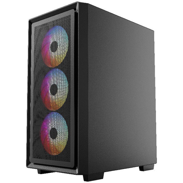 Корпус Powercase Mistral AY4B ARGB, Черный №3