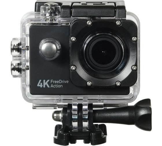 Видеорегистратор DIGMA FreeDrive Action 4K, 3840х2160 dpi, MicroSD, 64 ГБ, Черный детальное изображение - 10