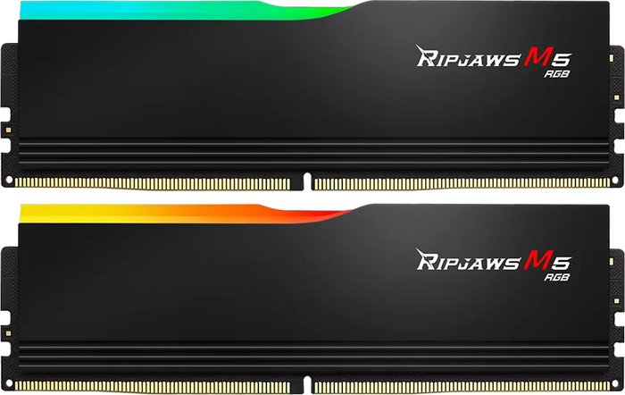 Оперативная память G.Skill Ripjaws M5 RGB DDR5 6400MHz, F5-6400J3239G32GX2-RM5RK, 2x32 Гб KIT, 64 Гб №1
