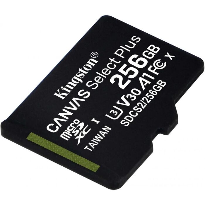 Карта памяти Kingston Canvas Select Plus MicroSD (SDCS2/256GBSP), 256 Гб №1