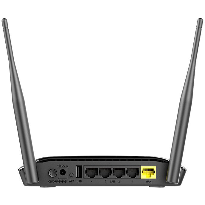 Wi-Fi маршрутизатор (роутер) DLink DIR620S, Черный детальное изображение - 3