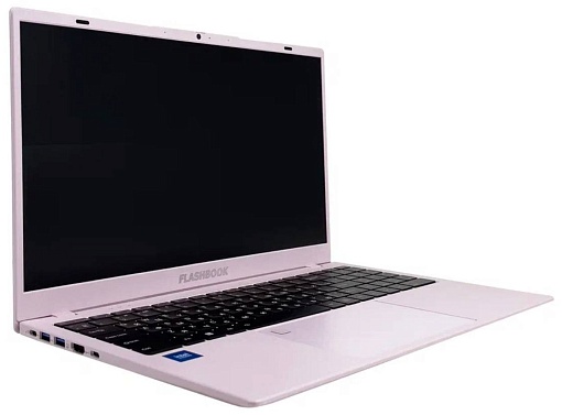 Ноутбук FlashBook 15.6" (Intel Processor N150, Intel UHD Graphics Xe) RAM 12 ГБ, SSD 512 ГБ, Windows 11 Home, розовый детальное изображение - 2