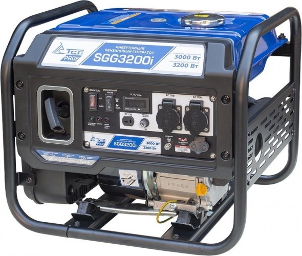 Генератор бензиновый ТСС SGG 3200i 060031, 3 кВт, Синий детальное изображение - 1