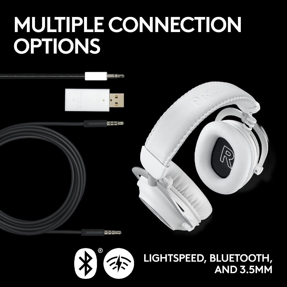 Наушники Logitech G Pro X 2 Lightpeed, Белый детальное изображение - 3