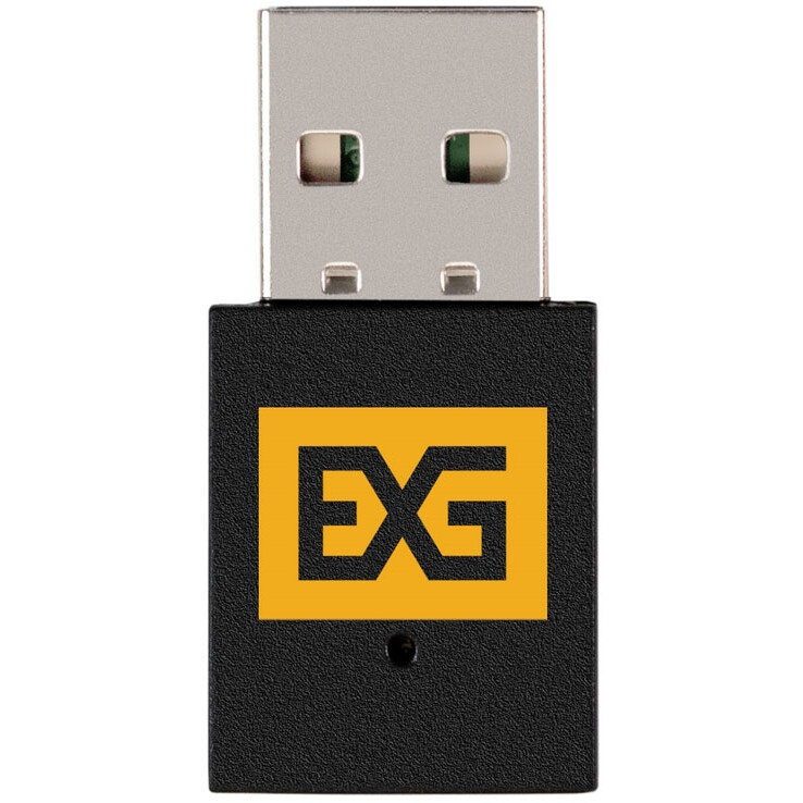 Wi-Fi адаптер ExeGate EX-W5-T2U Nano-AC600, Wi-Fi 5, Черный детальное изображение - 2