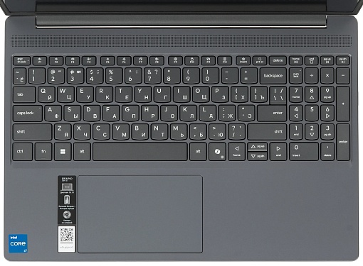 Ноутбук Lenovo IdeaPad Slim 3 15IRH10, 83K10032RK, RAM 16, SSD 512 ГБ, без ОС, Серый детальное изображение - 4