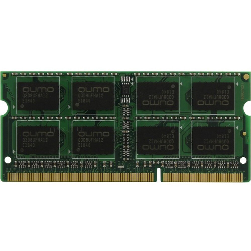 Оперативная память QUMO SO-DIMM DDR-III 1600MHz, QUM3S-2G1600T11L, 2 Гб детальное изображение - 1