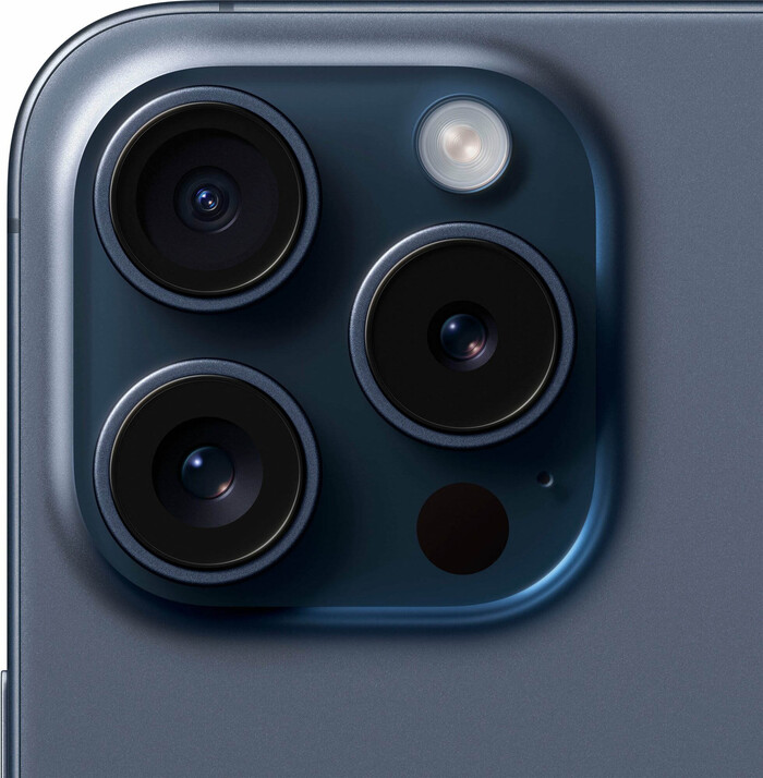 Смартфон Apple iPhone 15 Pro 128 Гб, Синий титан, nano SIM + eSIM №7