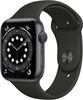 Умные часы Apple Watch Series 6 40 мм, GPS, Space Gray Aluminium Case with Black Sport Band, Серый космос/Черный вариант - 1