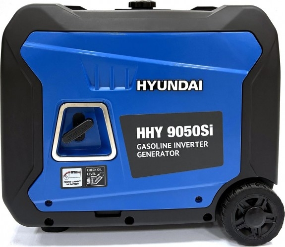 Генератор бензиновый HYUNDAI HHY 9050Si, 6 кВт, Синий детальное изображение - 3