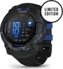 Смарт-часы Garmin Instinct 3 Amoled Black with Black/Bolt Blue Silicone Limited edition, 50 мм, Черный/Синий вариант - 1