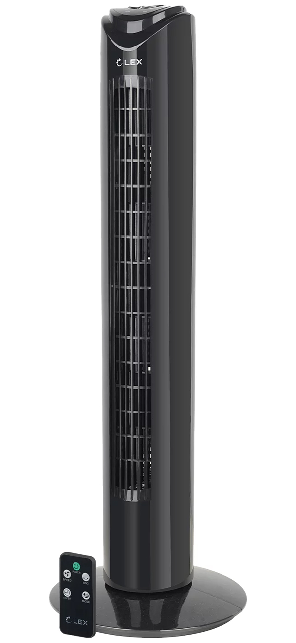 Вентилятор-колонна Lex LXFC 8365, 50 Вт, Черный детальное изображение - 1