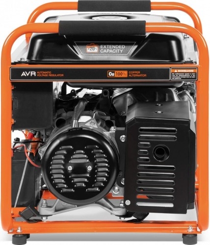 Генератор бензиновый DAEWOO GDA 7500E, 6 кВт, Оранжевый детальное изображение - 3