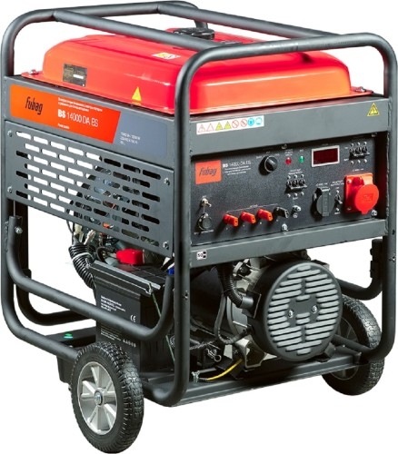 Генератор бензиновый FUBAG BS 14000 DA ES 641056, 12 кВт, Красный детальное изображение - 1