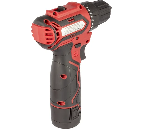 Аккумуляторная дрель-шуруповерт REDVERG RD-SD12BL 6679855, 12 В, 36 Нм, 2 А·ч детальное изображение - 3