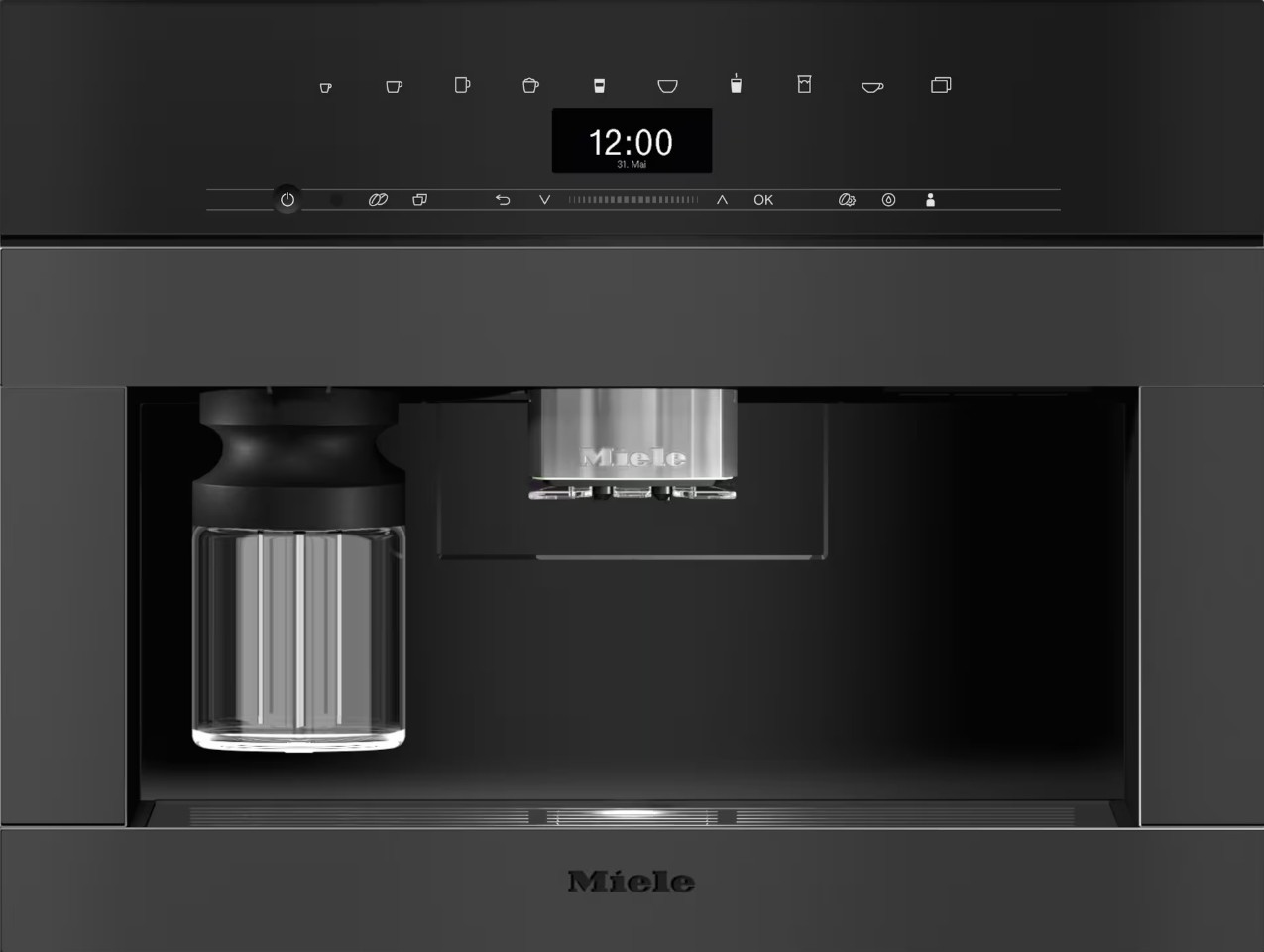 Встраиваемая кофемашина Miele CVA7440 OBSW, Черный обсидиан детальное изображение - 2