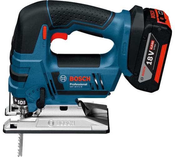 Аккумуляторный лобзик BOSCH GST 18 V-LI B 0615990M43, 18 В, 23 мм, 180 Вт детальное изображение - 1