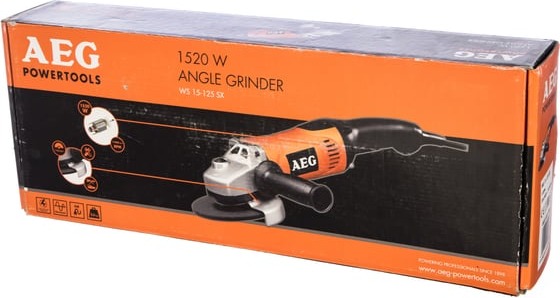 Угловая шлифмашина AEG WS15-125SX 4935455100, 125 мм, 11000 об/мин, 1520 Вт детальное изображение - 6