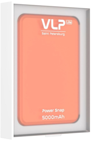 Внешний аккумулятор VLP Lite Power Snap (2012001), 5000 мАч, Оранжевый детальное изображение - 4
