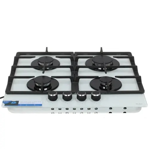 Газовая варочная панель Haier HHX-G64CNW, Белый детальное изображение - 2