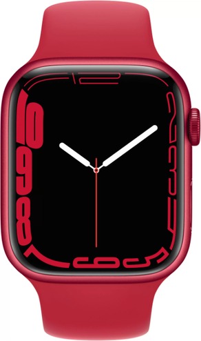 Умные часы Apple Watch Series 7 Aluminum, 41 мм, Красный детальное изображение - 2