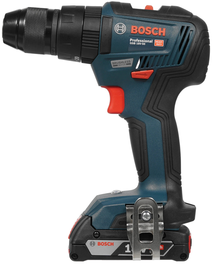 Аккумуляторная ударная дрель-шуруповерт Bosch GSB 18V-50 06019H5120, 2 акб, 50 Нм, 18 В №1