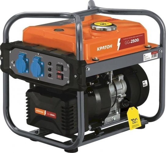 Генератор бензиновый Кратон GG-2500i 3 08 04 021, 1.8 кВт, Оранжевый детальное изображение - 1