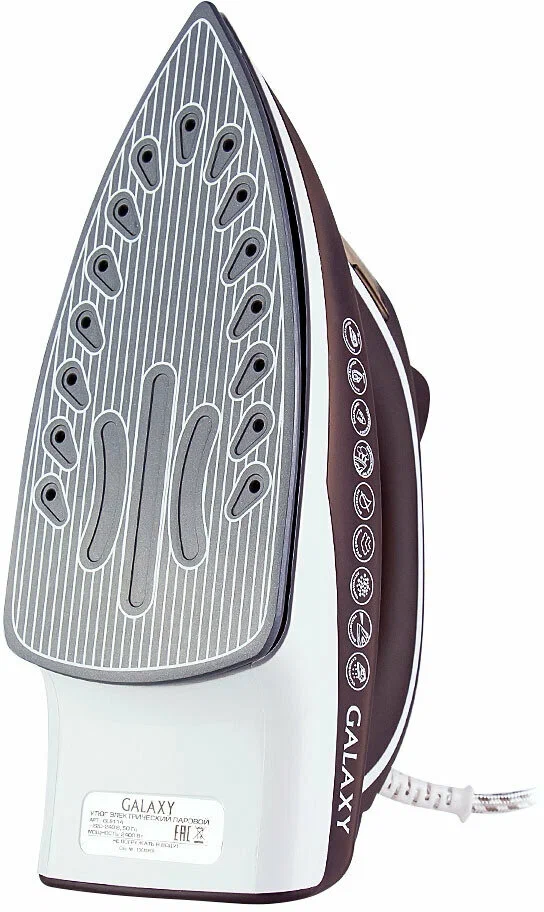 Утюг Galaxy GL 6114, Коричневый детальное изображение - 3