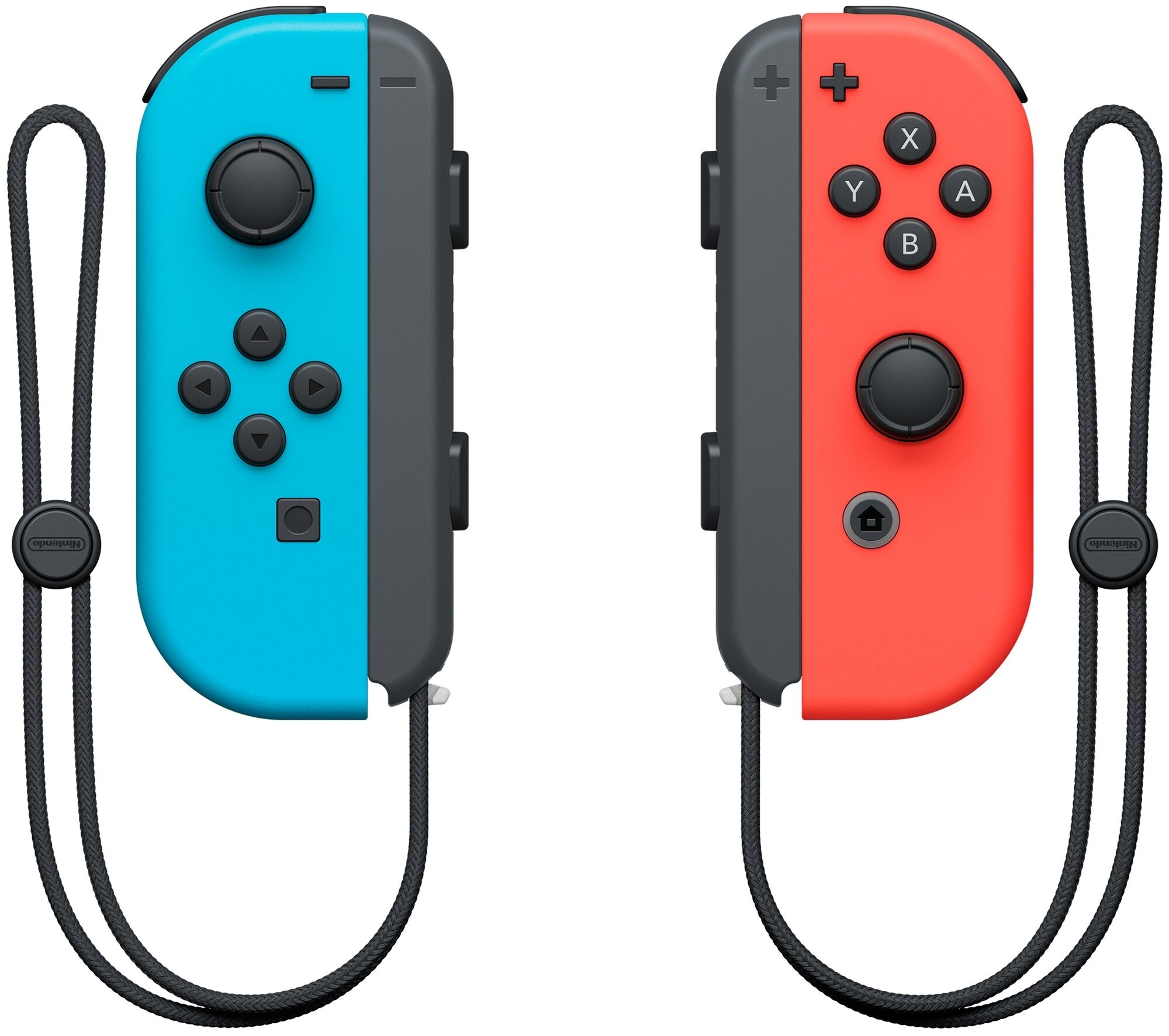Игровая приставка Nintendo Switch OLED 64 ГБ, без игр, Неоновый синий/Неоновый красный, Синий детальное изображение - 4